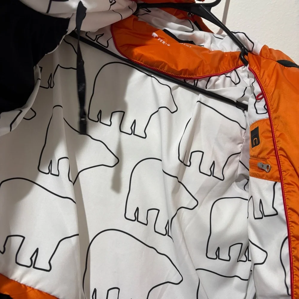 Perfect Moment orange and blue puffer Size Youth 14